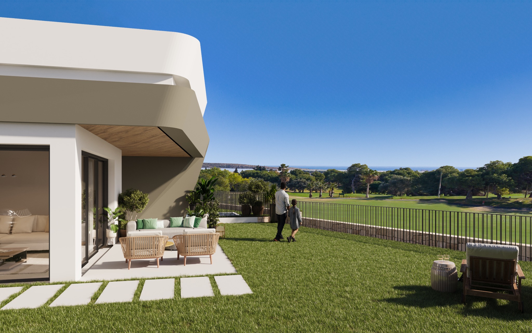 Jardín de villa en Bonalba Golf
